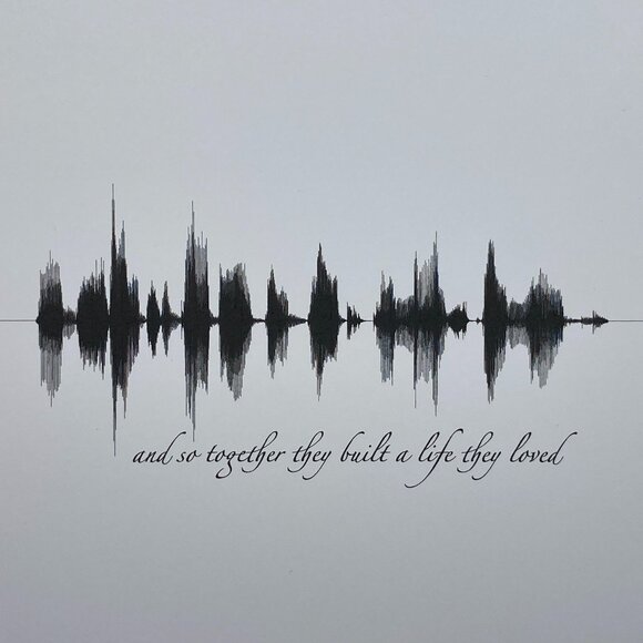 And So Together They Built A Life They Loved Soundwave 8x10 Contemporary Frame - Picture 2 of 4